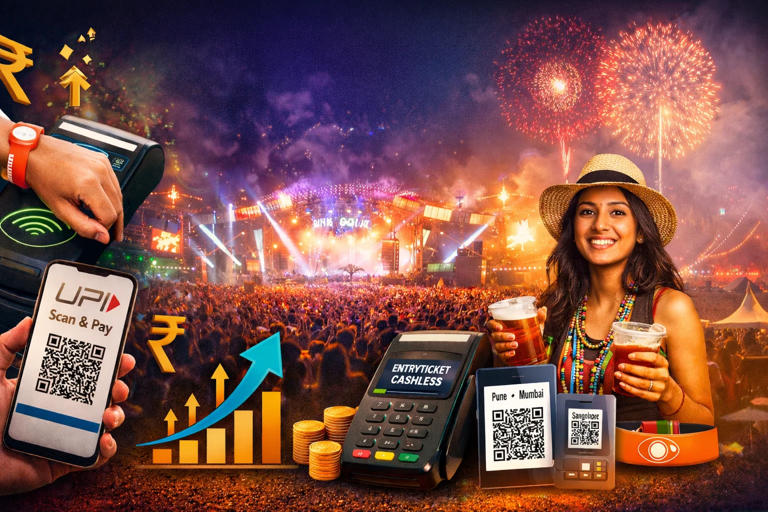How Cashless Payments Increase Revenue at Indian Music Festivals